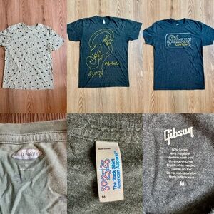 Men’s t shirt bundle Gibson American Apparel Old Navy